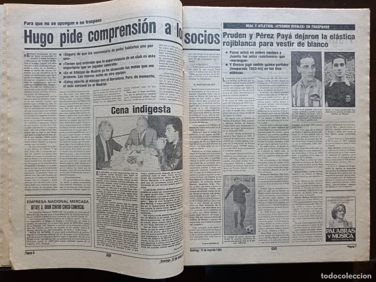 Coleccionismo deportivo: AS-N&Uacute;MERO- 5470- 1985 - Foto 3