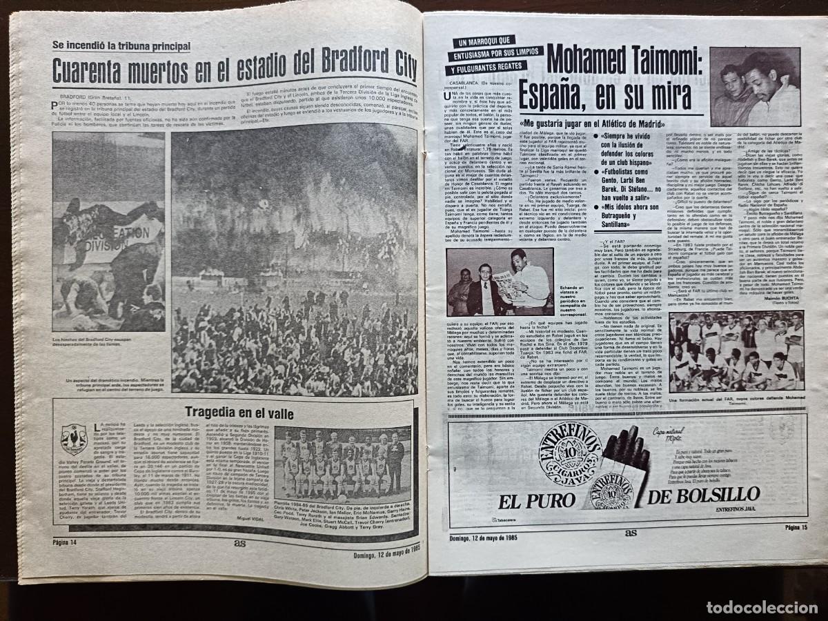 Coleccionismo deportivo: AS-N&Uacute;MERO- 5470- 1985 - Foto 5