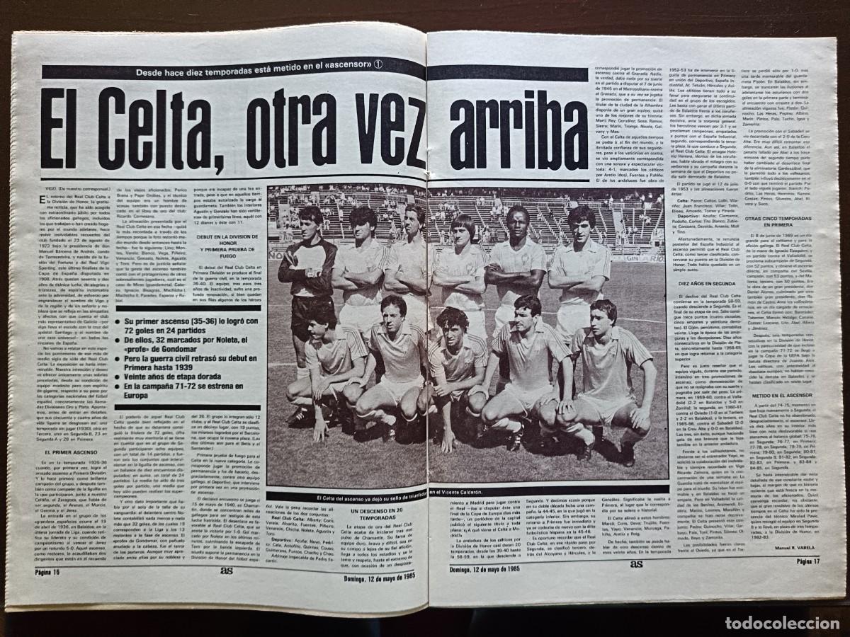 Coleccionismo deportivo: AS-N&Uacute;MERO- 5470- 1985 - Foto 6