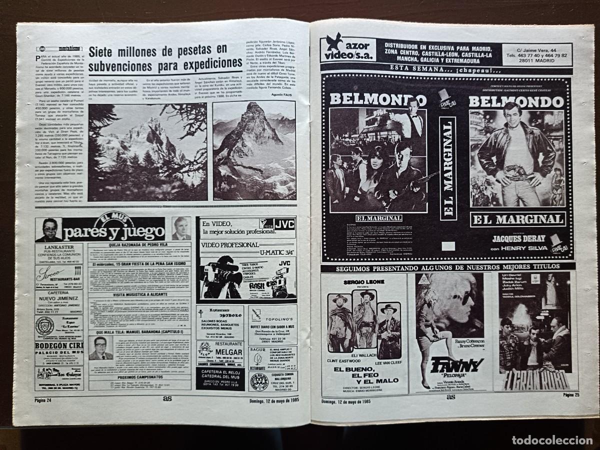 Coleccionismo deportivo: AS-N&Uacute;MERO- 5470- 1985 - Foto 9