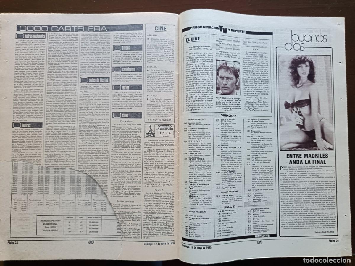Coleccionismo deportivo: AS-N&Uacute;MERO- 5470- 1985 - Foto 14