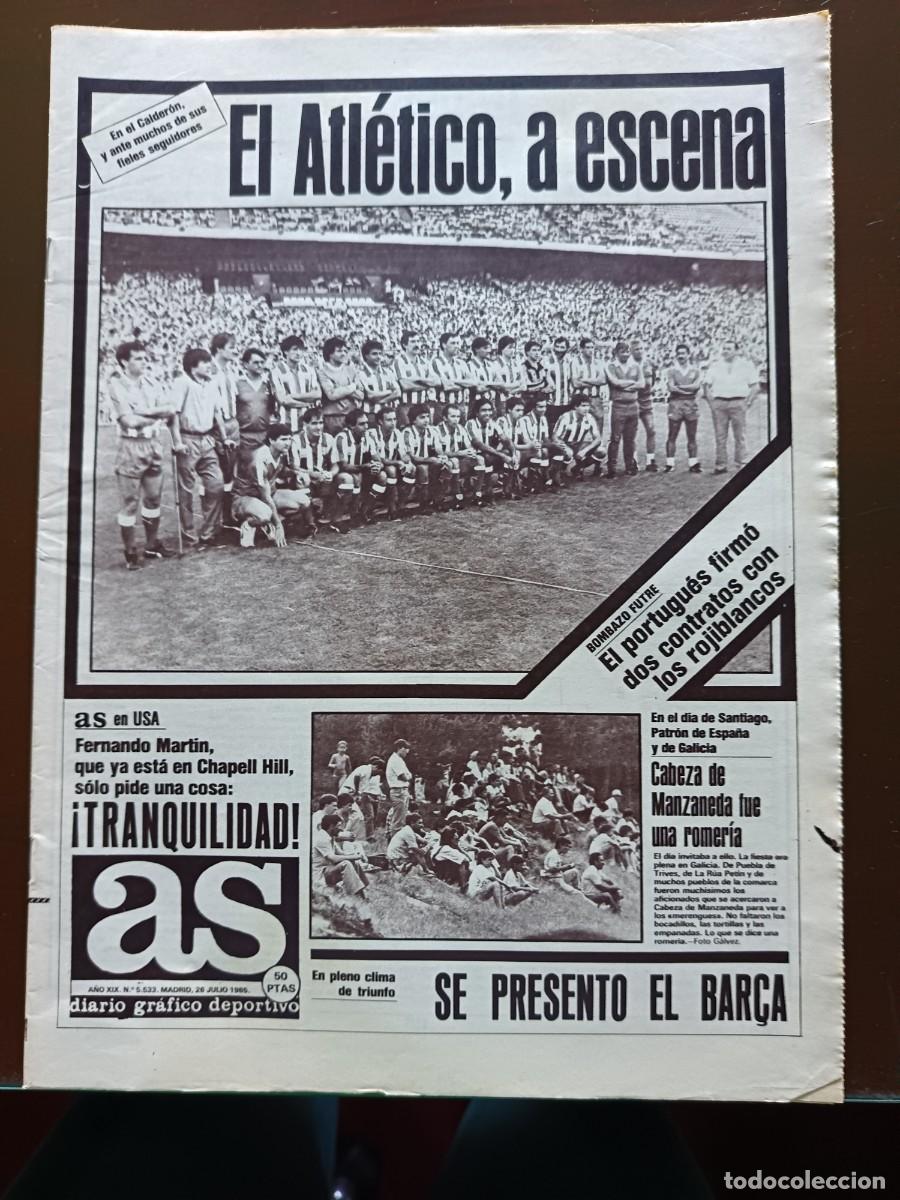 Coleccionismo deportivo: AS-N&Uacute;MERO- 5533- 1985 - Foto 1
