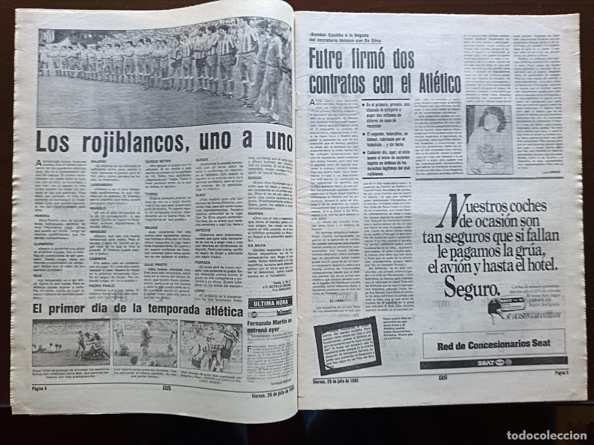 Coleccionismo deportivo: AS-N&Uacute;MERO- 5533- 1985 - Foto 3