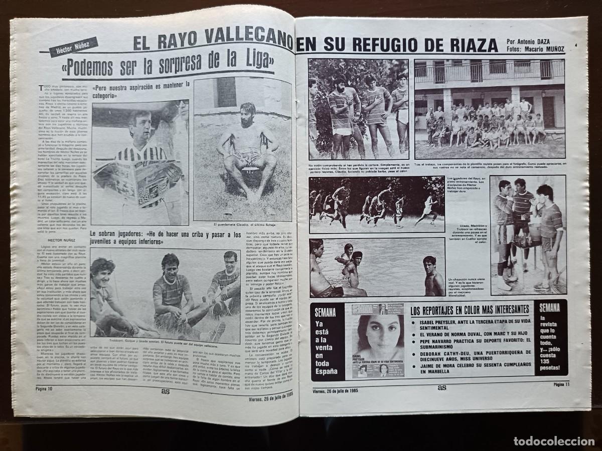 Coleccionismo deportivo: AS-N&Uacute;MERO- 5533- 1985 - Foto 6