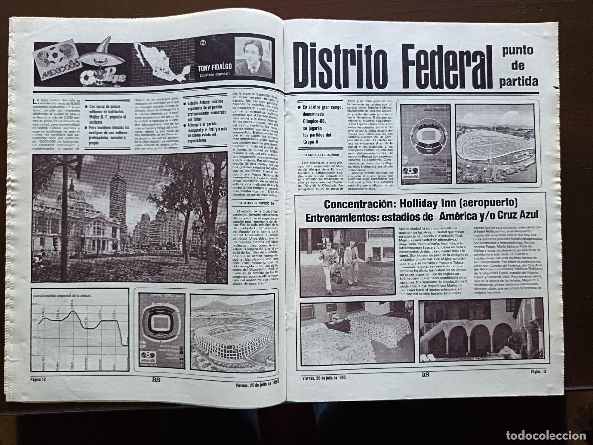 Coleccionismo deportivo: AS-N&Uacute;MERO- 5533- 1985 - Foto 7