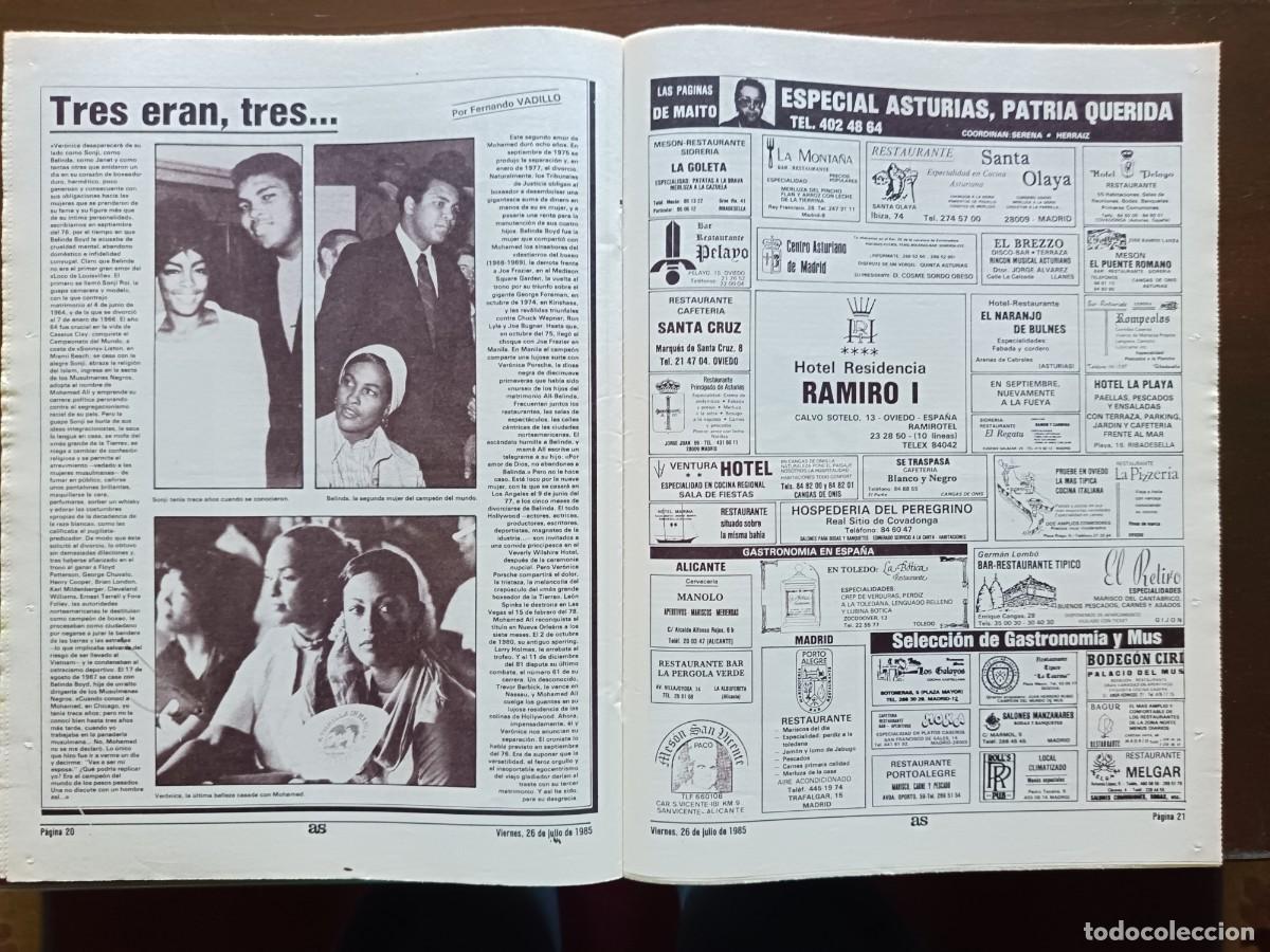 Coleccionismo deportivo: AS-N&Uacute;MERO- 5533- 1985 - Foto 10