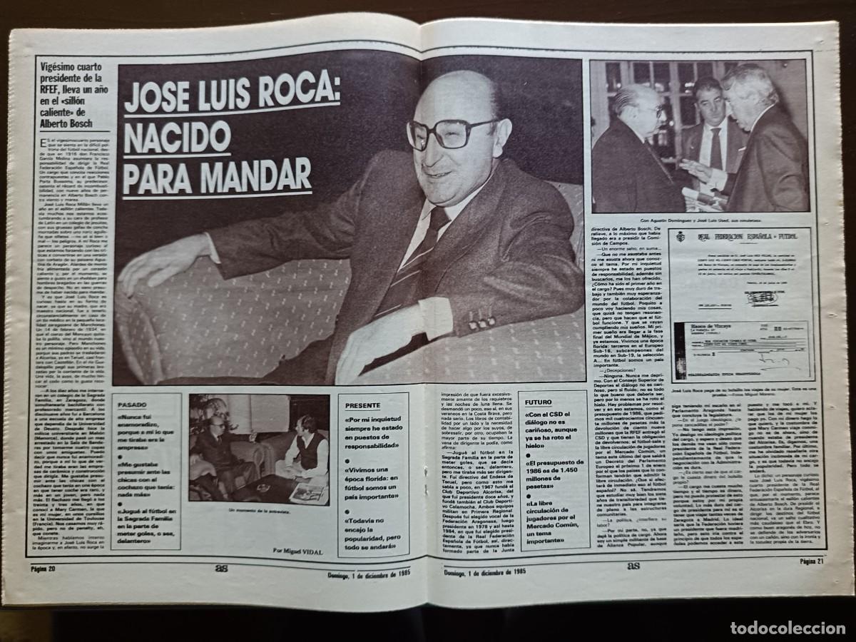 Coleccionismo deportivo: AS-N&Uacute;MERO- 5643- 1985 - Foto 5