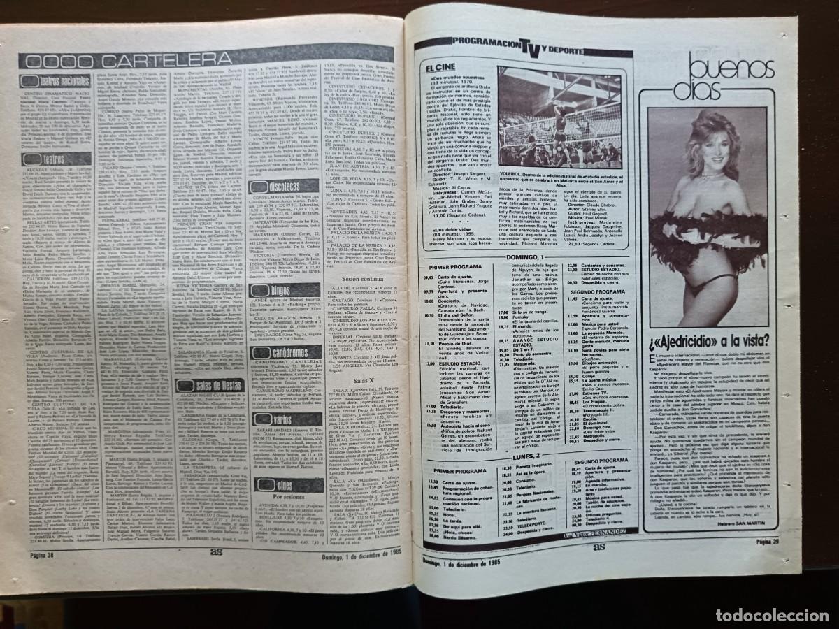 Coleccionismo deportivo: AS-N&Uacute;MERO- 5643- 1985 - Foto 10
