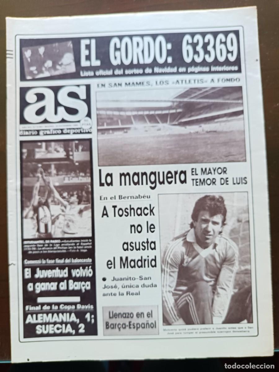 Coleccionismo deportivo: AS-N&Uacute;MERO- 5661- 1985 - Foto 1