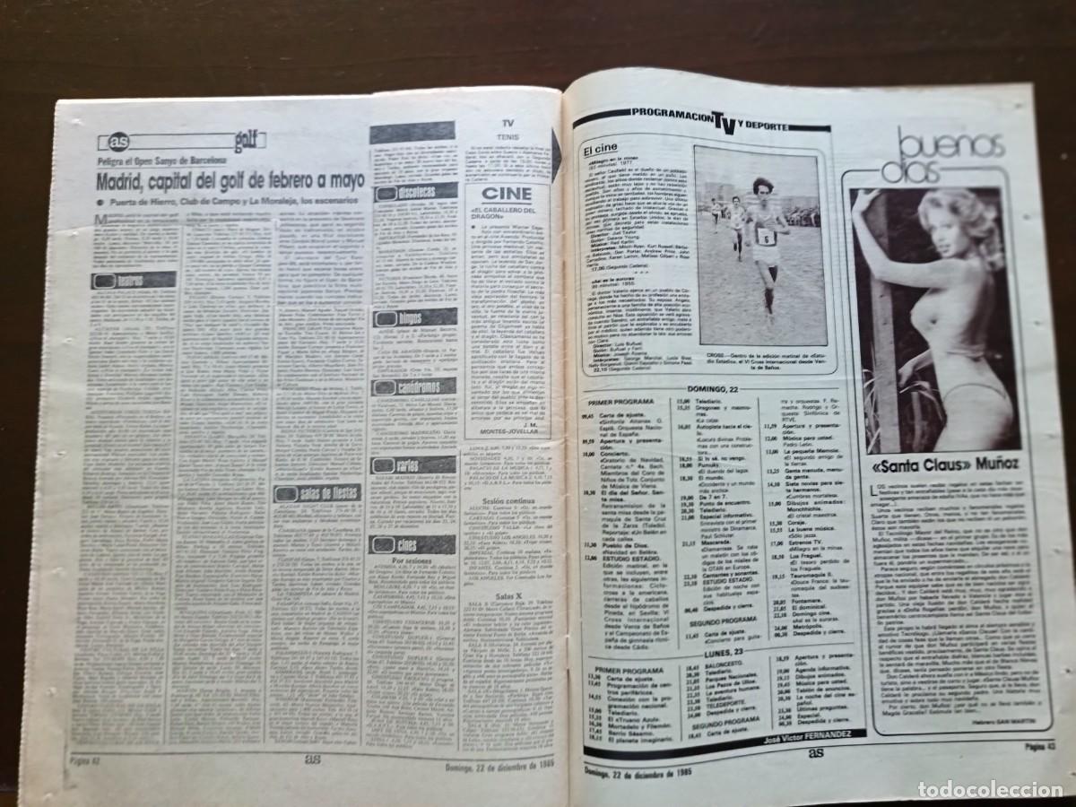 Coleccionismo deportivo: AS-N&Uacute;MERO- 5661- 1985 - Foto 13