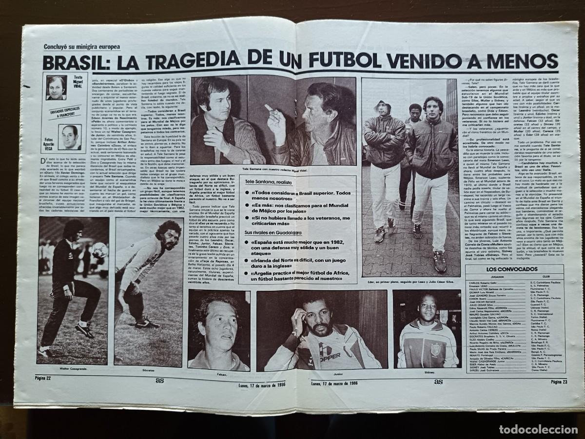 Coleccionismo deportivo: AS-N&Uacute;MERO- 5732- 1986 - Foto 8
