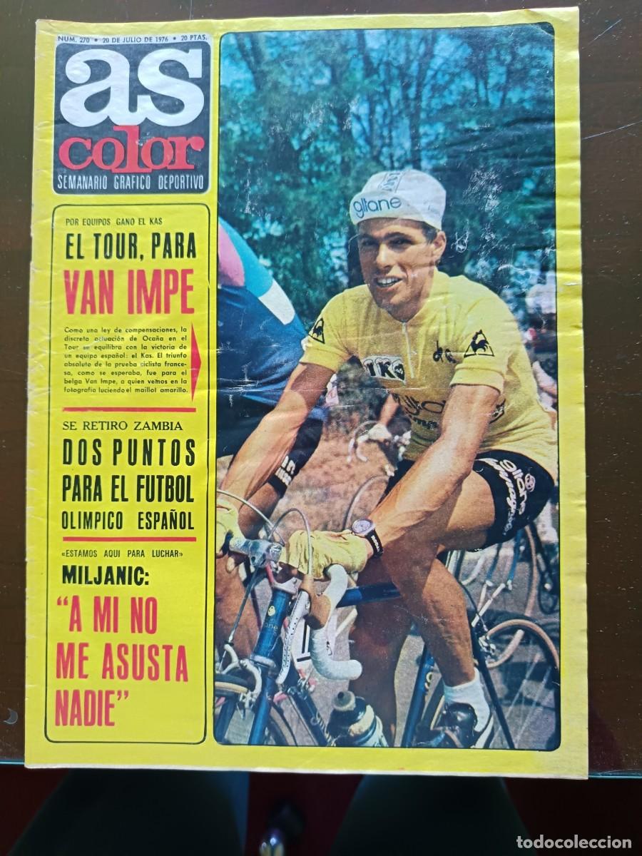 Coleccionismo deportivo: AS COLOR -N&Uacute;MERO- 270- 1976