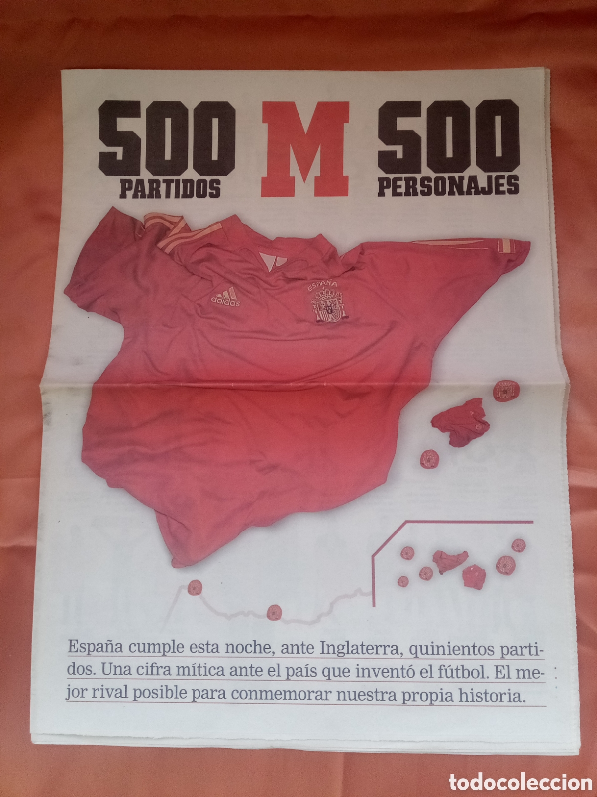 Coleccionismo deportivo: 500 PARTIDOS 500 PERSONAJES SELECCI&Oacute;N ESPA&Ntilde;OLA F&Uacute;TBOL 1 MARZO 2023 - DIARIO MARCA