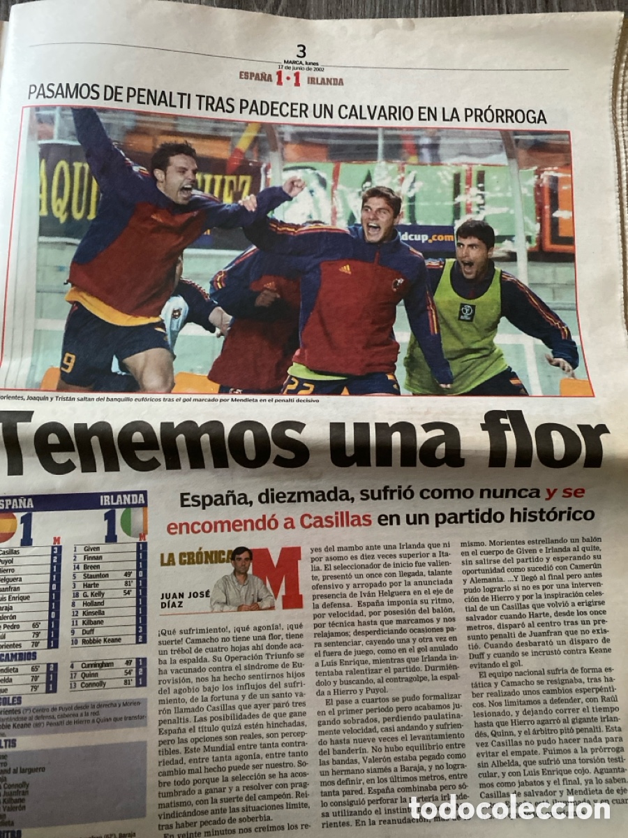 Coleccionismo deportivo: Diario marca 17 de Junio de 2002 - Foto 7