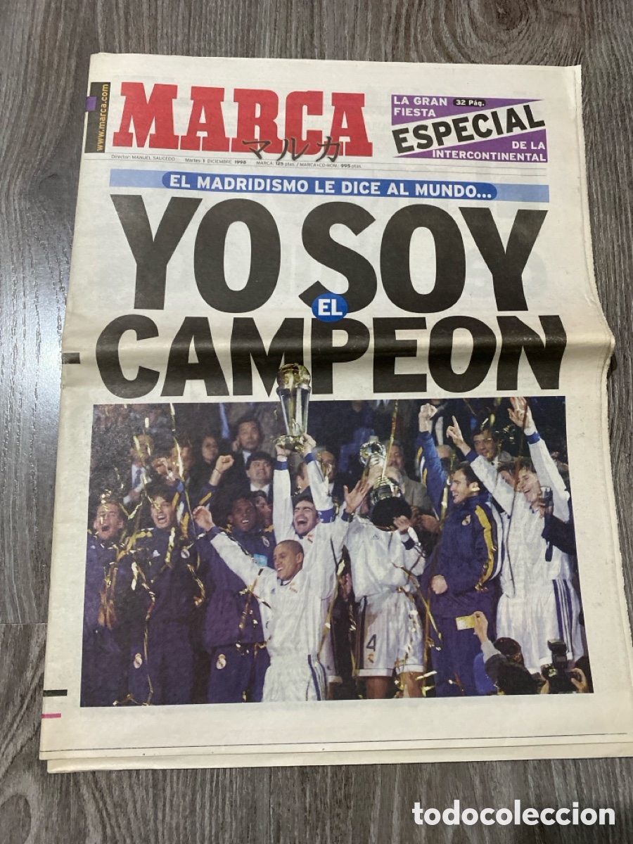 Coleccionismo deportivo: Diario Marca especial intercontinental 1998