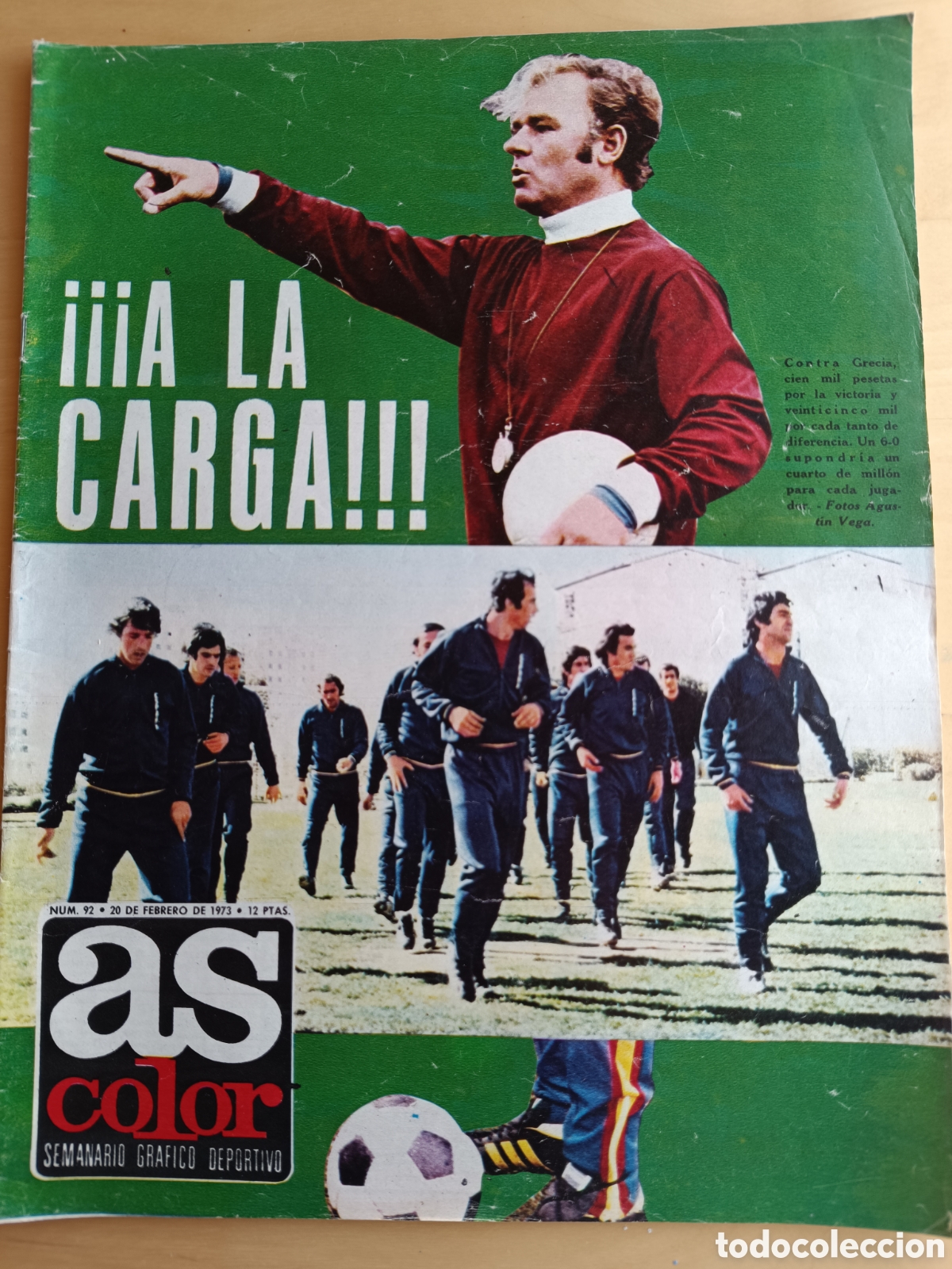 Coleccionismo deportivo: As Color N&ordm; 92. Poster Real Murcia