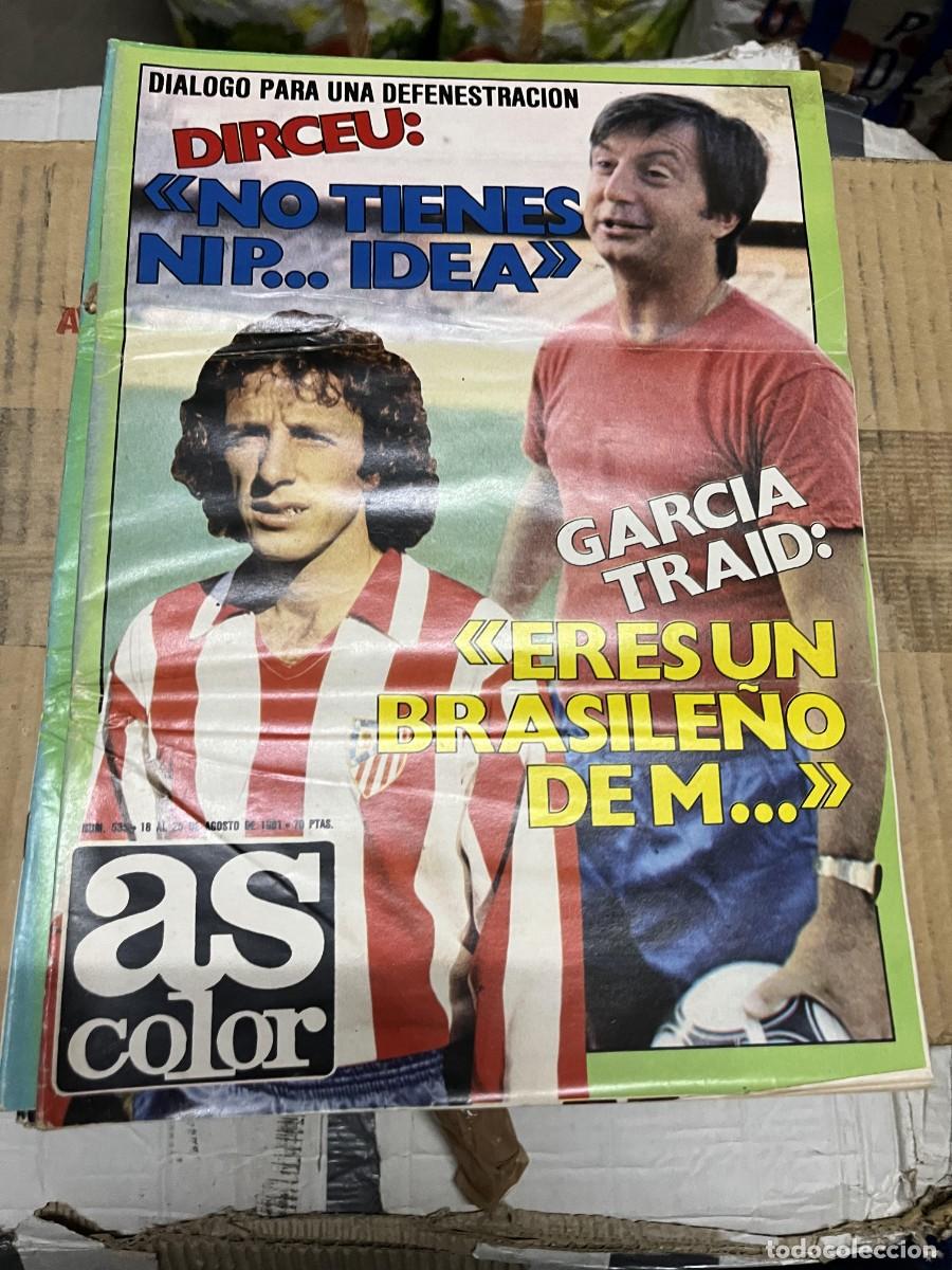 Collezionismo sportivo: AS COLOR # 535 (25-8-1981)DIRCEU GARCIA TRAID HUGO SANCHEZ APARICIO SCHUSTER CANITO PEREIRA MARADONA