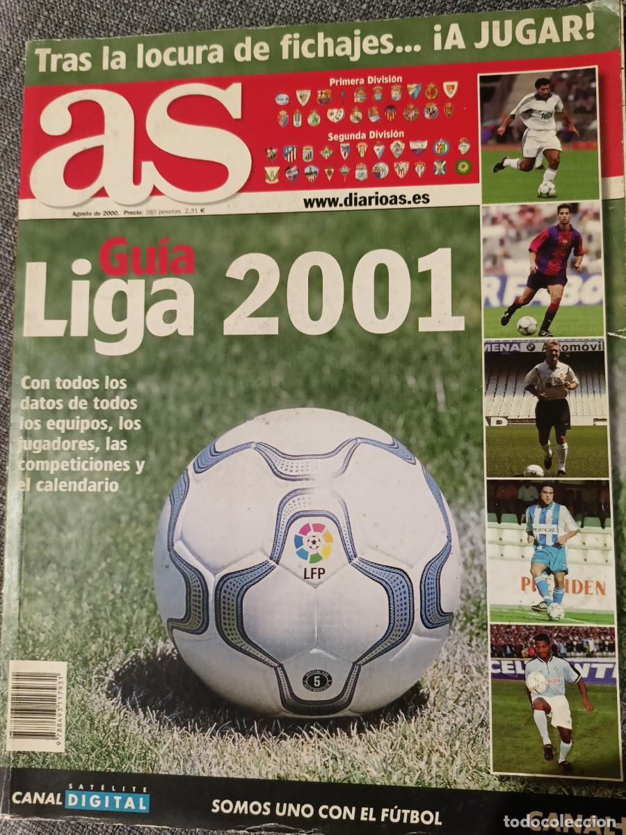 Coleccionismo deportivo: AS. GUIA LIGA 2000/2001