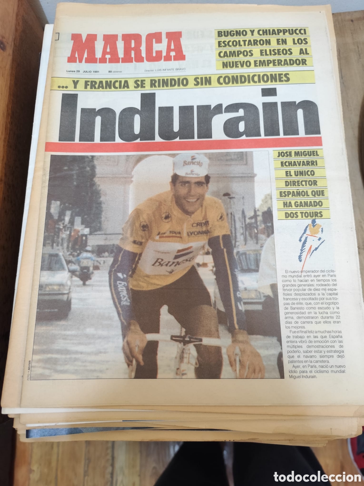 Sports collectibles: Diario Marca Indurain