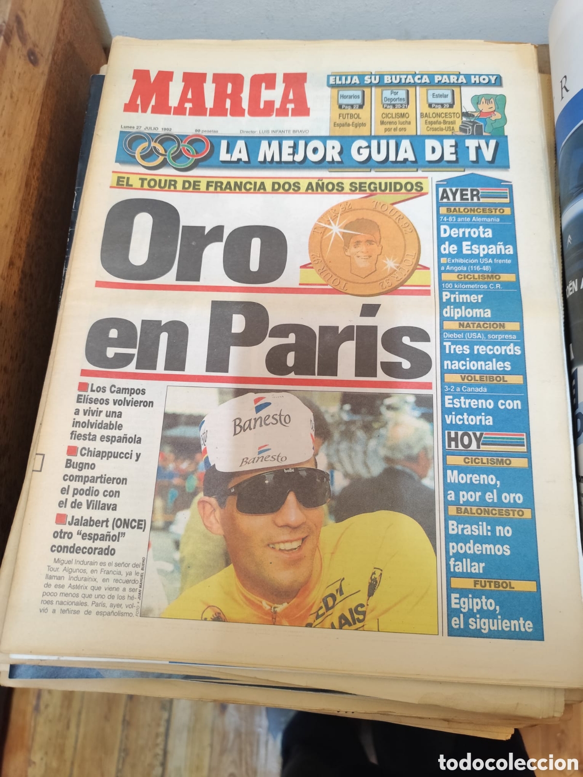 Sports collectibles: Diario Marca Indurain