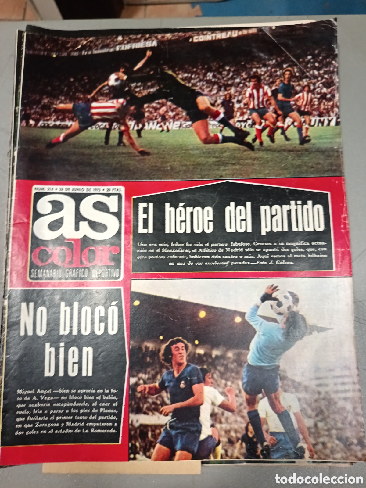 Coleccionismo deportivo: REVISTA AS COLOR N&ordm;214 , a&ntilde;o 1973, POSTER CENTRAL
