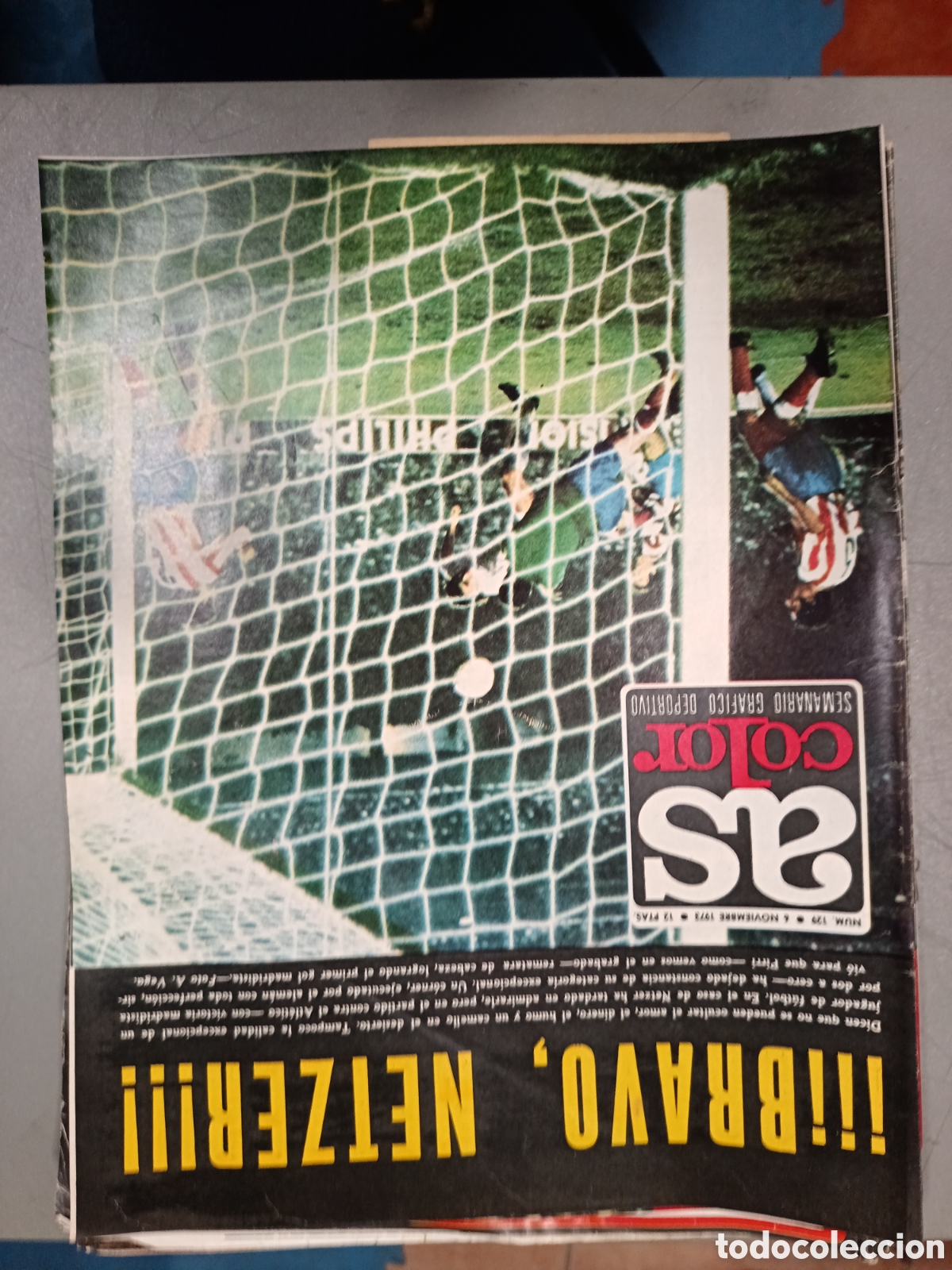 Coleccionismo deportivo: REVISTA AS COLOR N&ordm; 129 POSTER CENTRAL M&aacute;laga