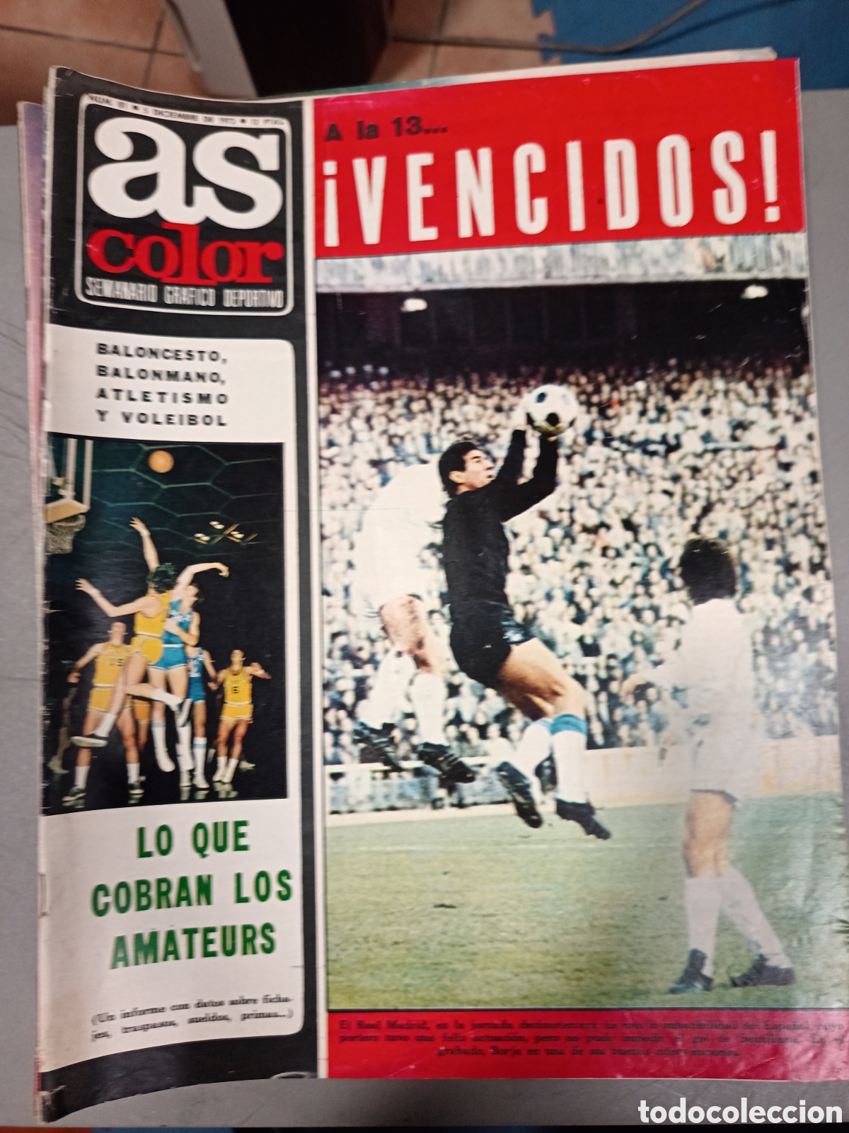 Coleccionismo deportivo: REVISTA AS COLOR N&ordm; 81 POSTER CENTRAL