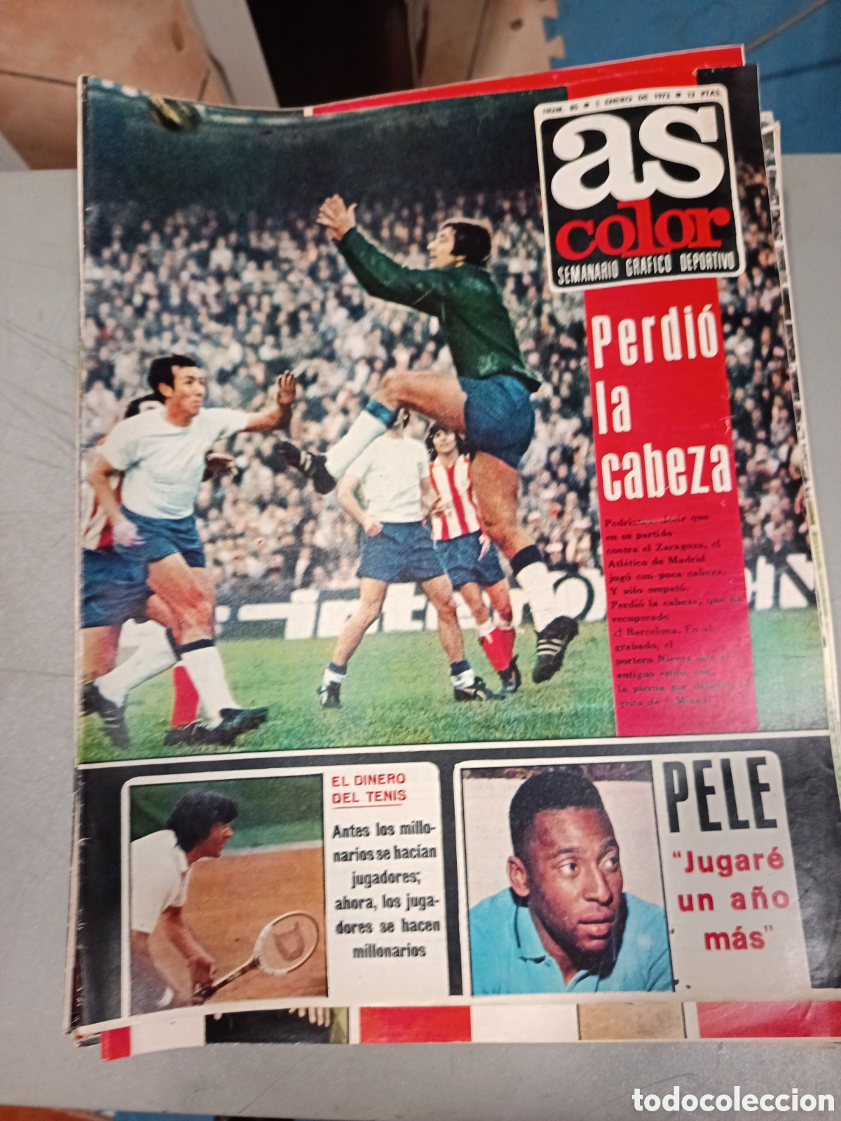 Coleccionismo deportivo: REVISTA AS COLOR N&ordm; 85 POSTER CENTRAL