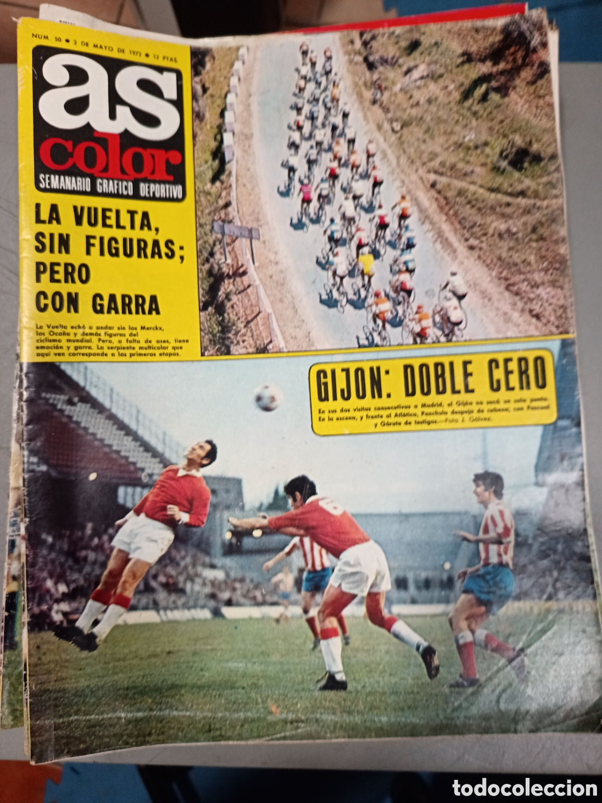 Coleccionismo deportivo: REVISTA AS COLOR N&ordm; 50 POSTER CENTRAL Jerez
