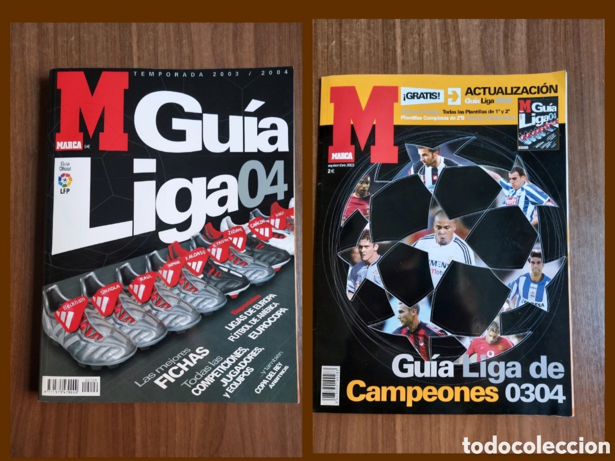 Coleccionismo deportivo: Liga y Champions 2003-04