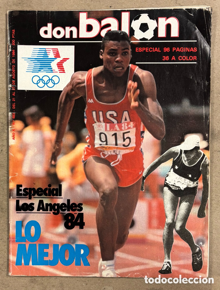 Collectionnisme sportif: DON BAL&Oacute;N N&deg; 463 (2984). ESPECIAL JJ.OO. LOS ANGELES &lsquo;84. LO MEJOR.