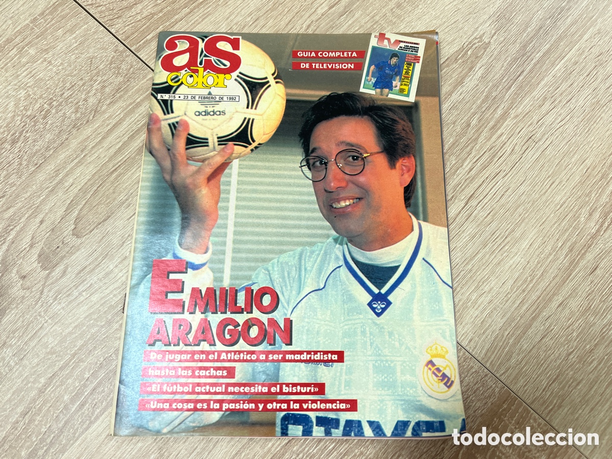 Sammelleidenschaft Sport: AS 23/02/1992 EMILIO ARAG&Oacute;N LEONARDO # 315
