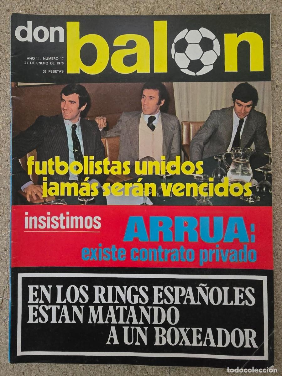 Coleccionismo deportivo: Don Balon 17.Enero 1976 - Foto 1