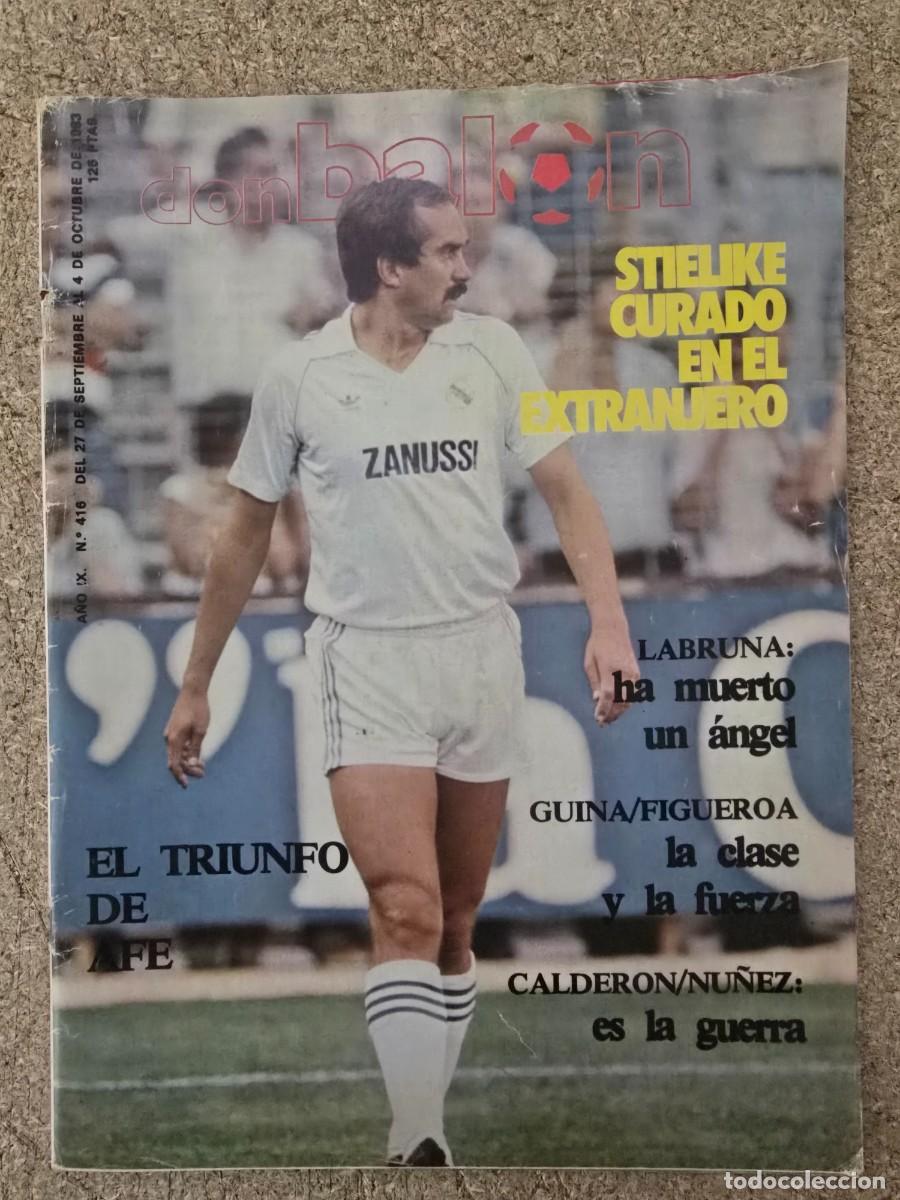 Sammelleidenschaft Sport: Don Balon 416.Octubre 1983.Stielike
