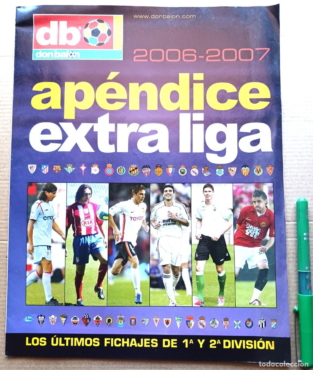 Coleccionismo deportivo: APENDICE 2006 2007 DON BALON EXTRA LIGA 06 07 REVISTA MAGAZINE RIVISTA ACTUALIZACION BUEN ESTADO R-0