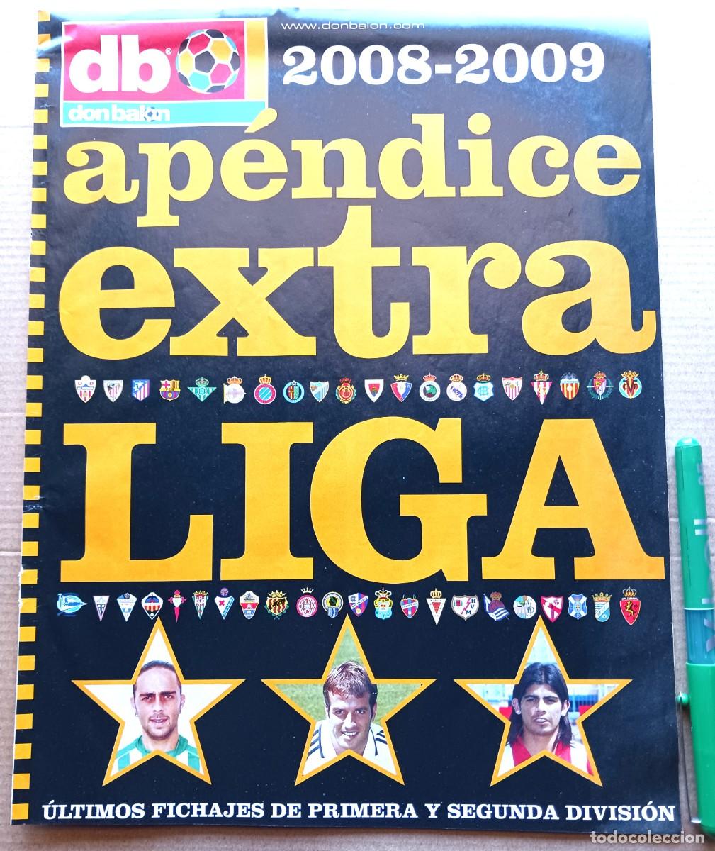 Coleccionismo deportivo: APENDICE 2008 2009 DON BALON EXTRA LIGA 08 09 REVISTA MAGAZINE RIVISTA ACTUALIZACION BUEN ESTADO R-0