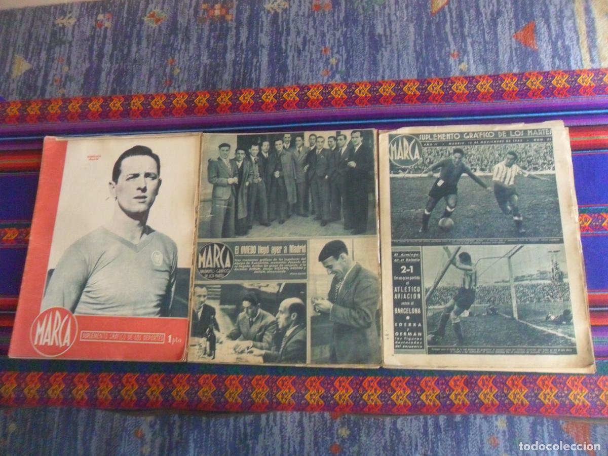 Coleccionismo deportivo: LOTE 23 MARCA SUPLEMENTO SEMANARIO GR&Aacute;FICO DE LOS MARTES DEPORTES DEL N&ordm; 51 AL 230. A&Ntilde;O 1943. RAROS.
