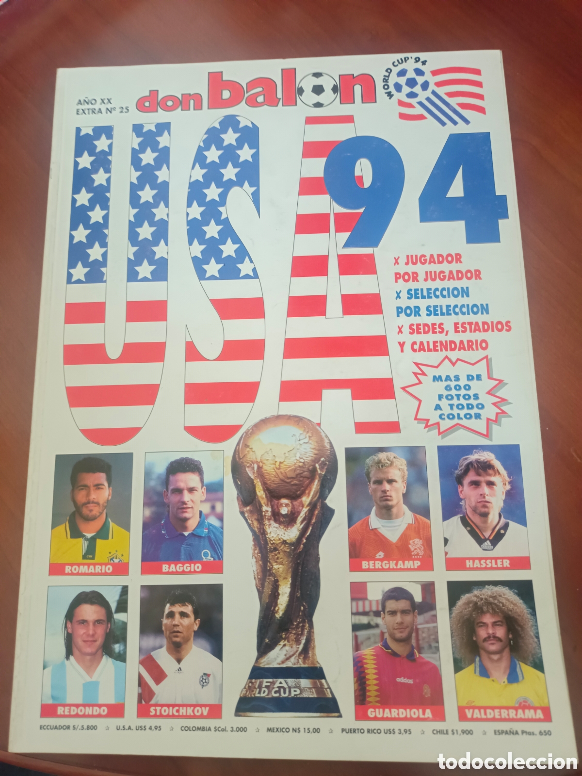 Coleccionismo deportivo: EXTRA DON BAL&Oacute;N GUIA MUNDIAL ESTADOS UNIDOS 1994.130 PAGINAS. EXCELENTE ESTADO . RECORTE ALEMANA.
