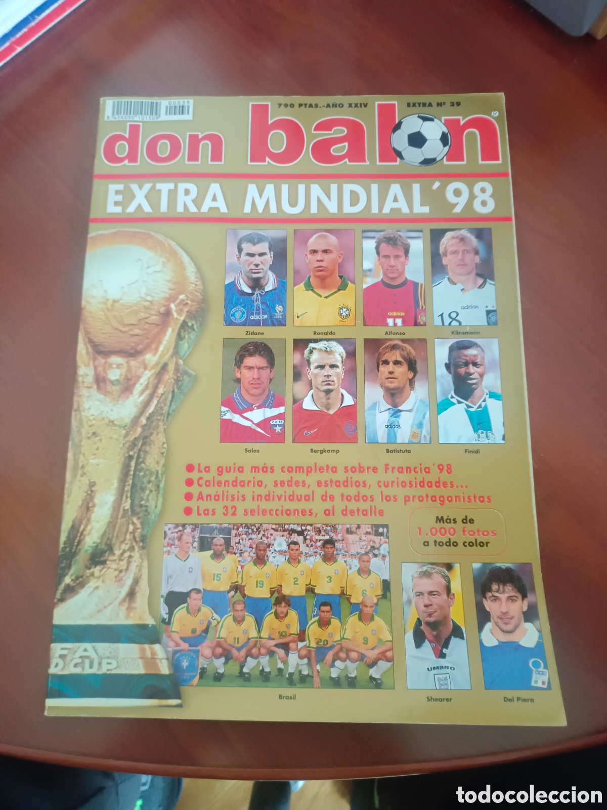 Coleccionismo deportivo: EXTRA DON BAL&Oacute;N GUIA MUNDIAL FRANCIA 1998. 180 P&Aacute;GINAS.EXCELENTE ESTADO