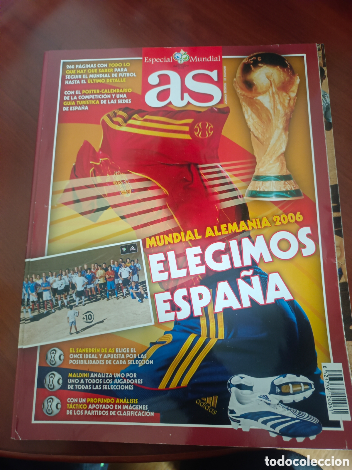 Coleccionismo deportivo: EXTRA AS. GUIA MUNDIAL ALEMANIA 2006. 260 PAGINAS. EXCELENTE ESTADO