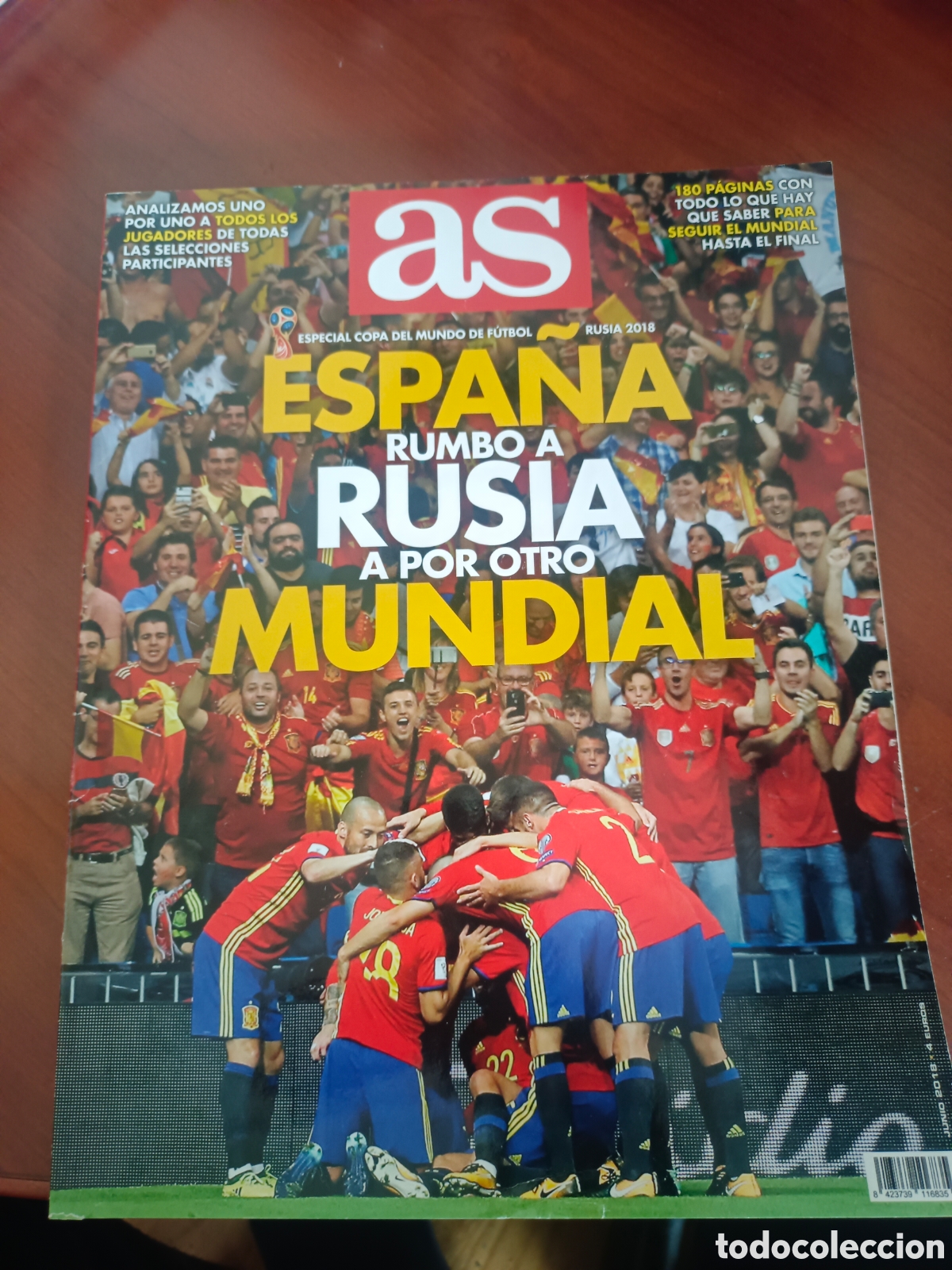 Coleccionismo deportivo: EXTRA AS. GUIA MUNDIAL RUSIA 2018. 180 PAGINAS. EXCELENTE ESTADO