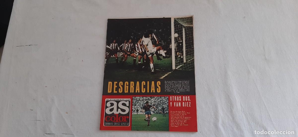 Coleccionismo deportivo: REVISTA AS COLOR.POSTER EQUIPO FUTBOL REAL MADRID