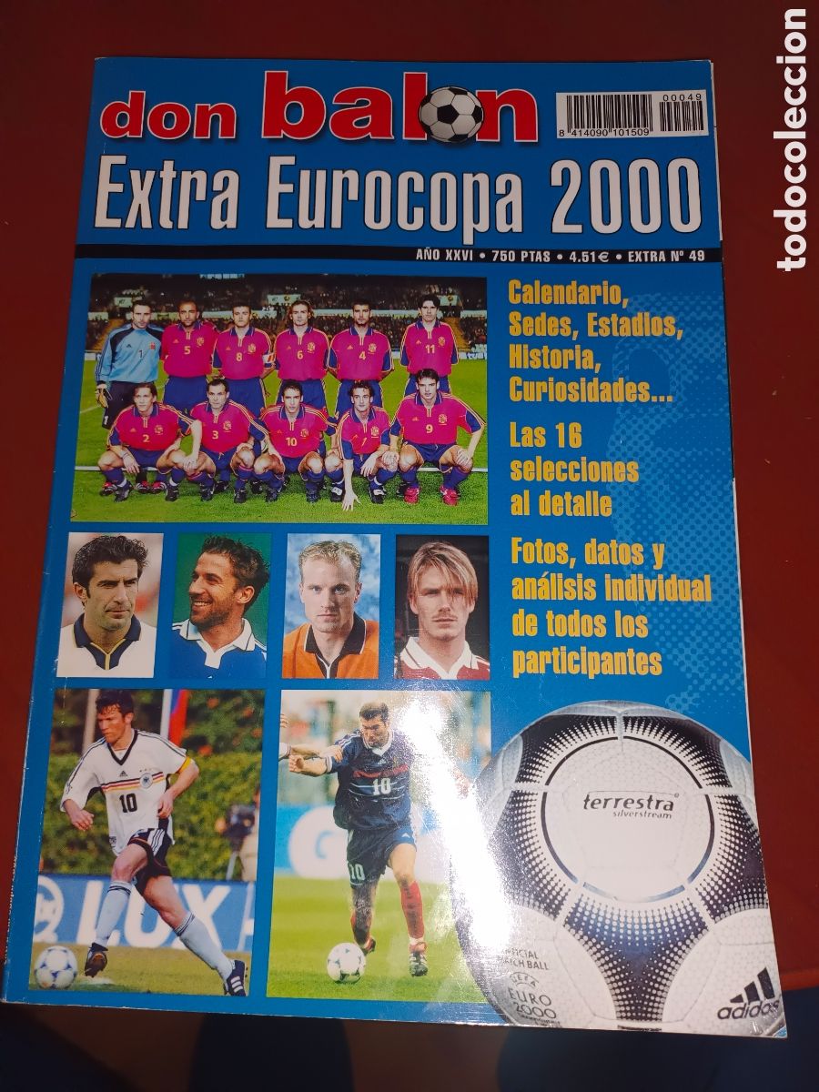 Coleccionismo deportivo: EXTRA DON BAL&Oacute;N EUROCOPA BELGICA-HOLANDA 2000. 130 P&Aacute;GINAS. EXCELENTE ESTADO. VER FOTOS.