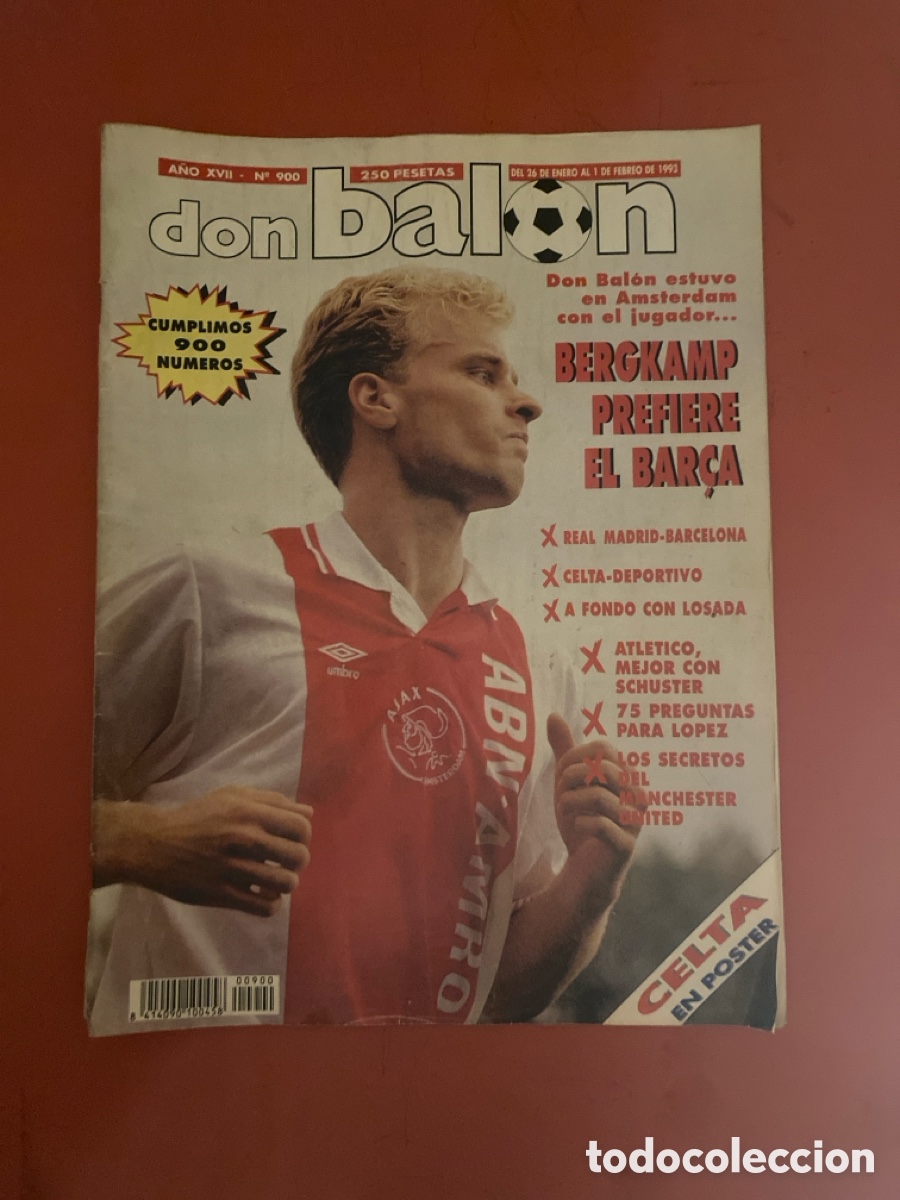 Collectionnisme sportif: Don bal&oacute;n 900 - Poster Celta - Ajax - Atl&eacute;tico - Mil&aacute;n - M. United - Madrid - Barcelona