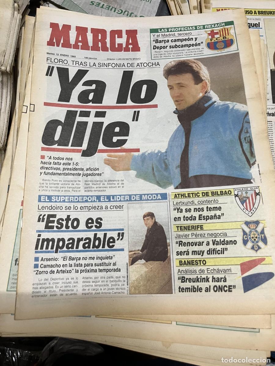 Sammelleidenschaft Sport: MARCA (12-1-1993) BENITO FLORO BARCELONA SUPER DEPORTIVO CORU&Ntilde;A LENDOIRO