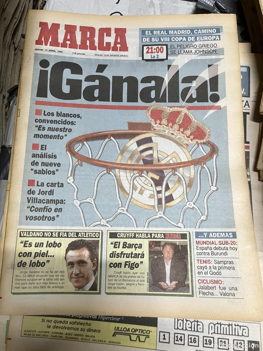 Coleccionismo deportivo: MARCA (13-4-1995) HOY BALONCESTO FINAL FOUR REAL MADRID LIMOGES