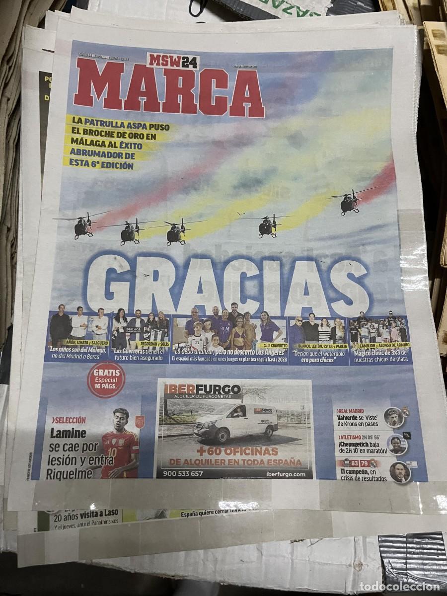 Coleccionismo deportivo: MARCA (14-10-2024) MWS MALAGALA PATRULLA ASPA LAMINE YAMAL
