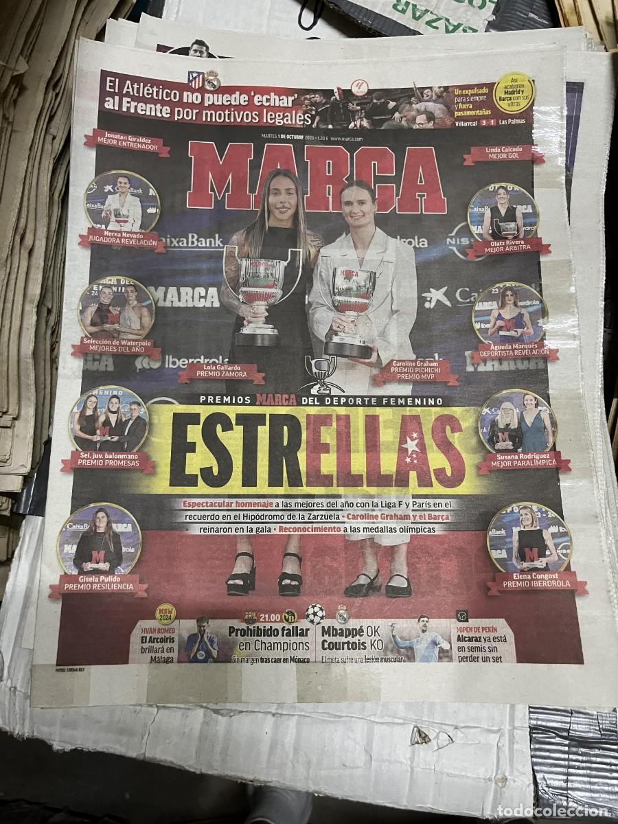 Coleccionismo deportivo: MARCA (1-10-2024) PREMIOS MARCA CAROLINE GRAHAM LOLA GALLARDO