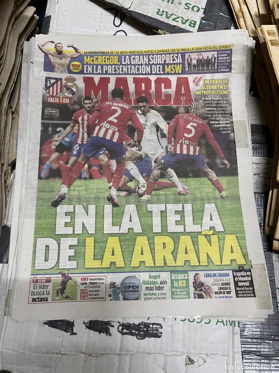 Collezionismo sportivo: MARCA (28-9-2024) DERBI REAL MADRID ATLETICO MADRID UFC MCGREGOR MSW MALAGA