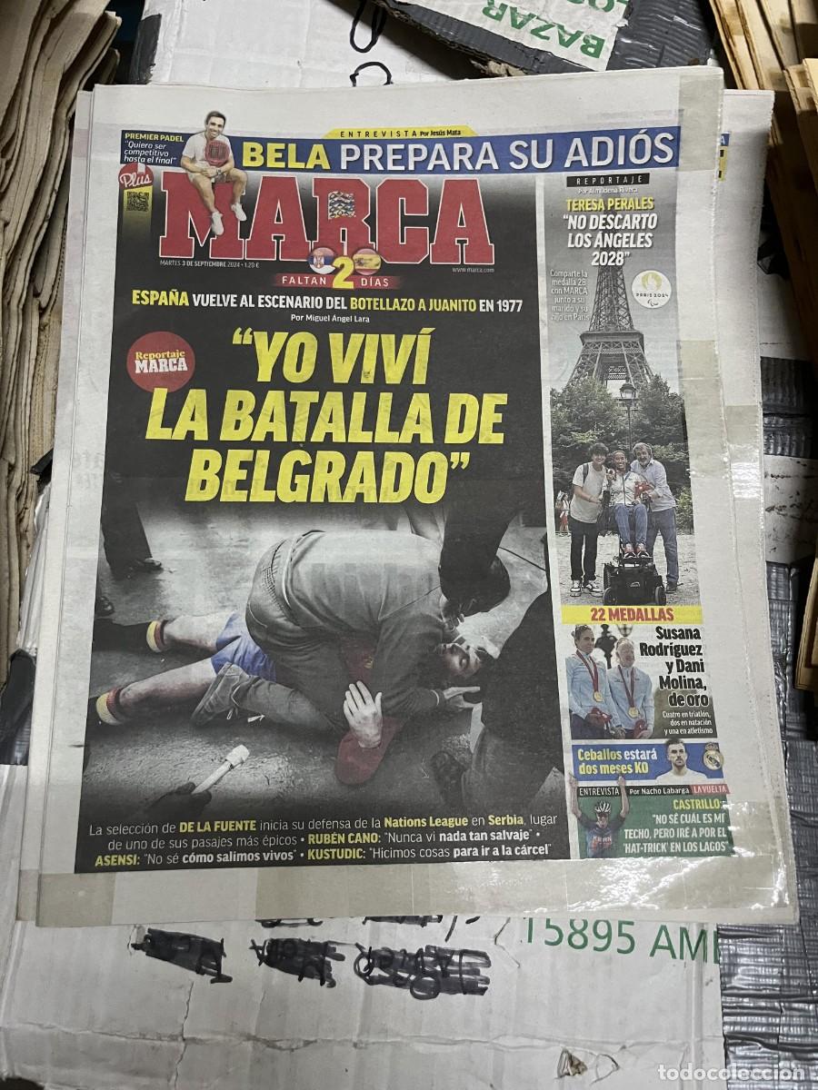 Collezionismo sportivo: MARCA (3-9-2024) BATALLA DE BELGRADO FERNANDO BELASTEGUIN PADEL ESPA&Ntilde;A SELECCION ESPA&Ntilde;OLA